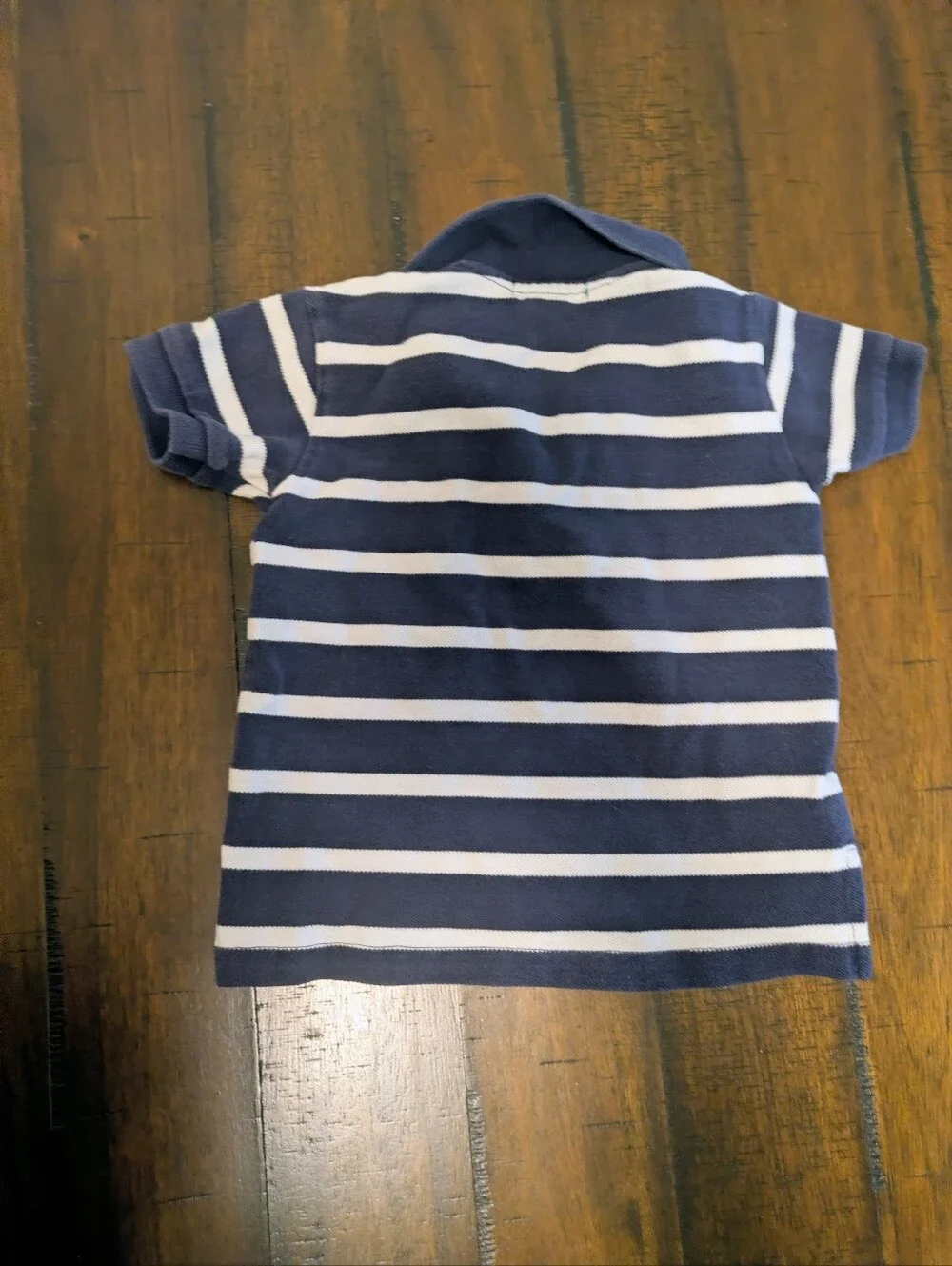 Ralph Lauren Navy, White & Red Striped Polo Shirt